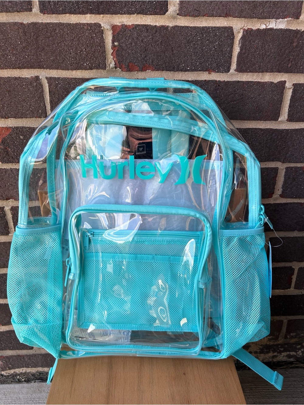 Hurley Transparent Daypack Backpack Aurora Green One Size